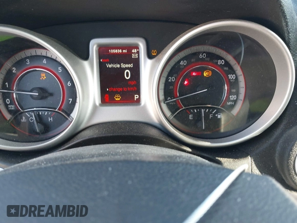 2018 Dodge Journey SE with VIN 3C4PDCAB4JT295807, listed as a IAAI auction lot 41743064 with 105,836 mi miles and . Bid and sale history available at DreamBid. Image 7.
