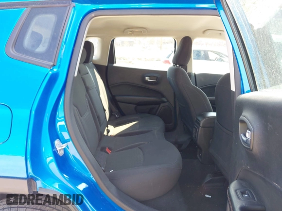 2020 Jeep Compass Sport with VIN 3C4NJDAB0LT142611, listed as a IAAI auction lot 41769615 with 93,753 mi miles. Bid and sale history available at carsss.com. Image 8.