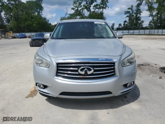 2013 Infiniti JX35 with VIN 5N1AL0MM0DC306592, listed as a Copart auction lot 51217095 with 159,369 mi miles and Salvage Title. Bid and sale history available at carsss.com. Image 5.