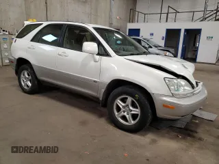 2002 Lexus RX 300 with VIN JTJHF10U220260734, listed as a Copart auction lot 80575794 with 161,218 mi miles and Salvage Title. Bid and sale history available at carsss.com. Image 4.