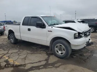 2007 Ford F-150 STX with VIN 1FTRX12W07FA04065, listed as a Copart auction lot 56001235 with Not provided miles and Salvage title. Bid and sale history available at DreamBid. Image 4.