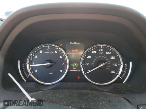 2015 Acura TLX Advance with VIN 19UUB2F79FA009585, listed as a Copart auction lot 48476795 with 89,985 mi miles and Salvage title. Bid and sale history available at DreamBid. Image 9.