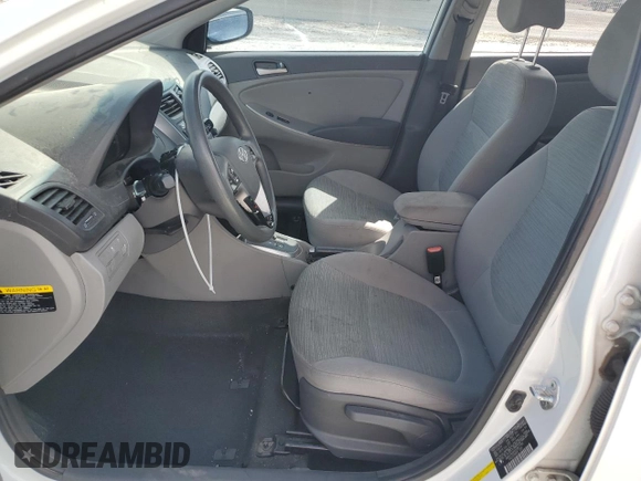 2015 Hyundai Accent GLS with VIN KMHCT4AE9FU847764, listed as a Copart auction lot 68059733 with 108,116 mi miles. Bid and sale history available at carsss.com. Image 7.