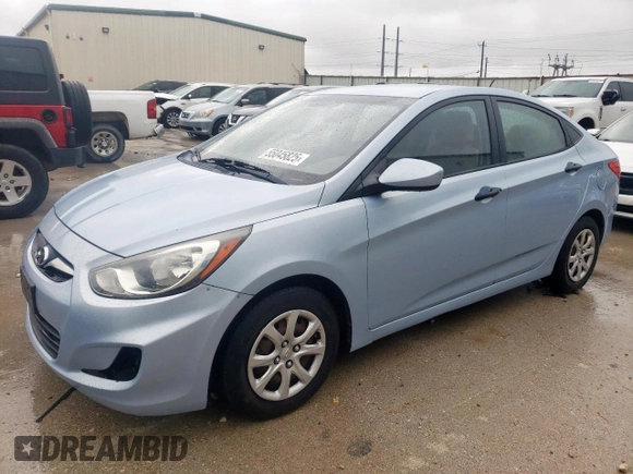 2012 Hyundai Accent GLS z VIN KMHCT4AE8CU058971, wystawiony jako Copart lot #55045825 z przebiegiem 103 497 mil mil oraz Szkody całkowita. Historia ofert i sprzedaży dostępna na DreamBid. Obrazek 1.