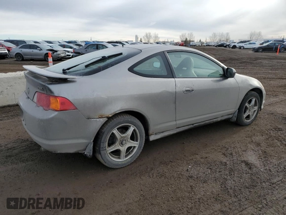 2002 Acura RSX Manual with VIN JH4DC538X2C805852, listed as a Copart auction lot 48005065 with 353,884 mi miles and Salvage title. Bid and sale history available at DreamBid. Image 3.