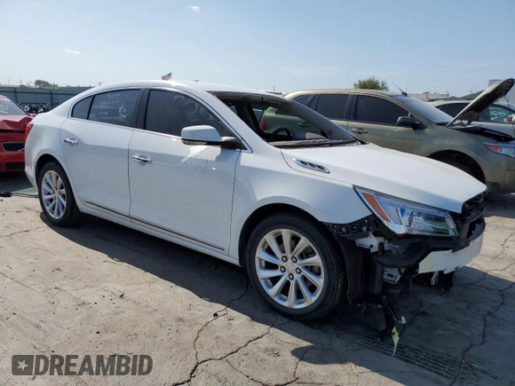 2016 Buick LaCrosse Leather with VIN 1G4GB5G33GF111330, listed as a Copart auction lot 65174464 with 94,800 mi miles and Salvage Title. Bid and sale history available at carsss.com. Image 4.