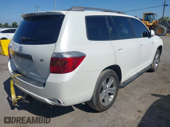 2008 Toyota Highlander Sport z VIN JTEDS43A082028979, wystawiony jako IAAI lot #42312859 z przebiegiem Nie podano mil oraz . Historia ofert i sprzedaży dostępna na DreamBid. Obrazek 4.