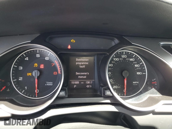 2012 Audi A5 Premium Plus z VIN WAULFAFR0CA024527, wystawiony jako Copart lot #57881905 z przebiegiem 151 689 mil mil oraz Czysty tytuł • Clean title. Historia ofert i sprzedaży dostępna na DreamBid. Obrazek 9.