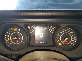 2024 Jeep Wrangler Sport S with VIN 1C4PJXDN3RW107256, listed as a Copart auction lot 43583095 with 17,210 mi miles and Salvage title. Bid and sale history available at DreamBid. Image 9.