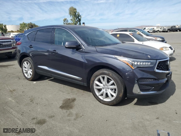2020 Acura RDX with VIN 5J8TC1H39LL019417, listed as a Copart auction lot 75625154 with 59,699 mi miles and Salvage Title. Bid and sale history available at carsss.com. Image 4.