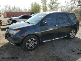 2007 Acura MDX Tech/Entertainment Pkg with VIN 2HNYD284X7H549456, listed as a Copart auction lot 53002095 with 207,560 mi miles and Salvage Title. Bid and sale history available at carsss.com. Image 1.