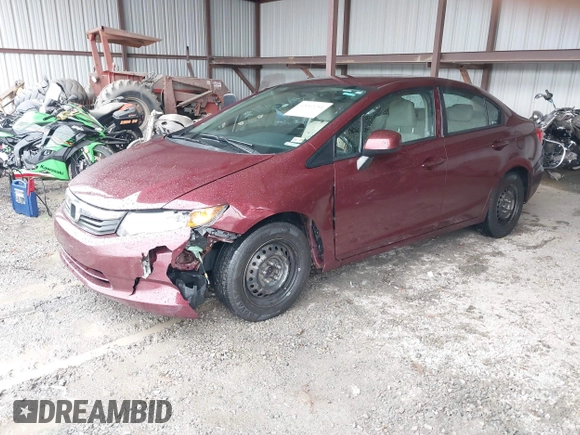 2012 Honda Civic LX z VIN 2HGFB2F57CH575278, wystawiony jako IAAI lot #42012251 z przebiegiem 258 807 mil mil oraz . Historia ofert i sprzedaży dostępna na DreamBid. Obrazek 2.