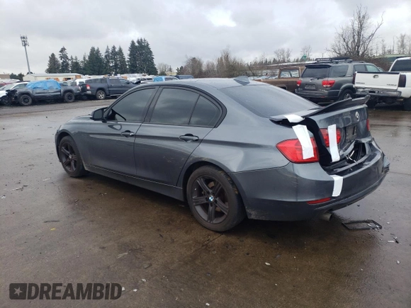 2015 BMW 3 Series 320i with VIN WBA3B1G51FNT05062, listed as a Copart auction lot 45186205 with 74,388 mi miles and Salvage Title. Bid and sale history available at carsss.com. Image 2.