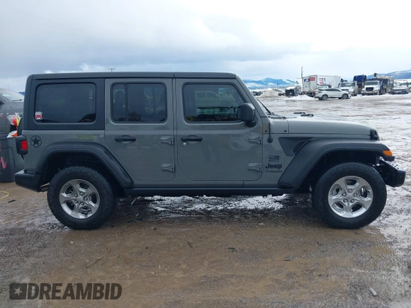2021 Jeep Wrangler Unlimited Willys with VIN 1C4HJXDN6MW664417, listed as a IAAI auction lot 41598605 with 37,963 mi miles and . Bid and sale history available at DreamBid. Image 13.
