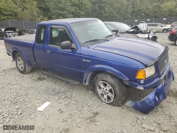 2003 Ford Ranger XL Fleet with VIN 1FTYR44VX3TA23486, listed as a Copart auction lot 78978694 with 74,920 mi miles and Non Repairable. Bid and sale history available at carsss.com. Image 4.