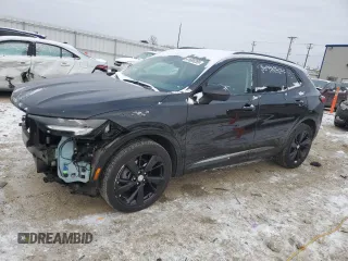 2021 Buick Envision Essence with VIN LRBFZPR40MD123213, listed as a Copart auction lot 41689285 with 23,195 mi miles and Salvage Title. Bid and sale history available at DreamBid. Image 1.