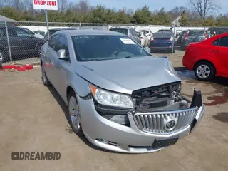 2010 Buick LaCrosse CXL with VIN 1G4GC5EG8AF143653, listed as a IAAI auction lot 41764614 with 118,717 mi miles. Bid and sale history available at carsss.com. Image 1.