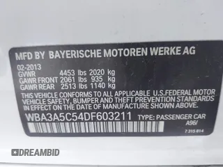 2013 BMW 3 Series 328i с VIN WBA3A5C54DF603211, выставлен на аукционе IAAI как лот 42541672 с пробегом 165 350 миль миль и . История ставок и продаж доступна на DreamBid. Изображение 9.