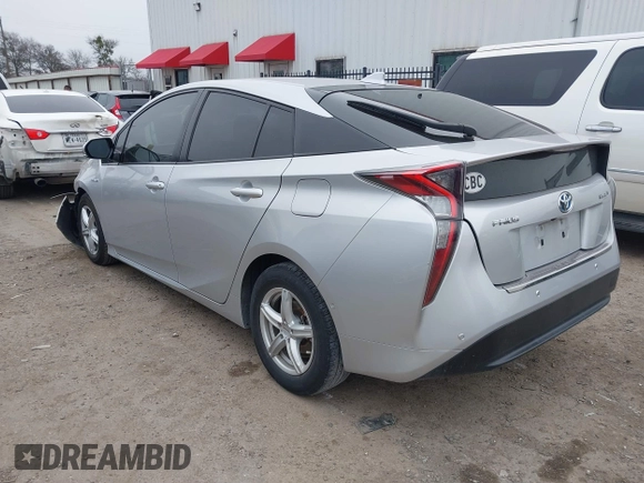 2018 Toyota Prius Two with VIN JTDKARFU7J3549201, listed as a IAAI auction lot 41589765 with 125,500 mi miles. Bid and sale history available at carsss.com. Image 3.
