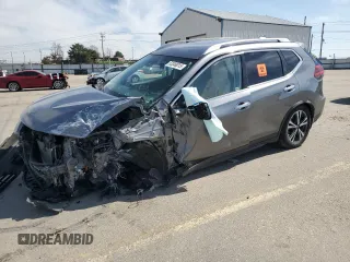 2019 Nissan Rogue SV with VIN JN8AT2MV3KW378220, listed as a Copart auction lot 53349015 with 60,812 mi miles and Salvage Title. Bid and sale history available at carsss.com. Image 1.