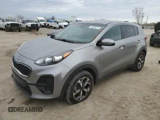 2020 Kia Sportage LX with VIN KNDPM3AC0L7702554, listed as a Copart auction lot 50599375 with 39,304 mi miles and Salvage Title. Bid and sale history available at DreamBid. Image 1.