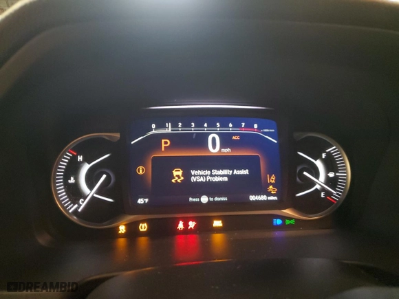 2024 Honda Passport EX-L with VIN 5FNYF8H59RB023744, listed as a Copart auction lot 83626984 with 4,680 mi miles and Salvage Title. Bid and sale history available at carsss.com. Image 9.