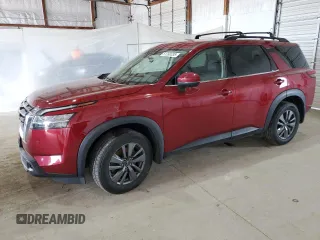 2022 Nissan Pathfinder SV с VIN 5N1DR3BC1NC258447, выставлен на аукционе Copart как лот 51280335 с пробегом 36 121 миль миль и Списание • Salvage title. История ставок и продаж доступна на DreamBid. Изображение 1.