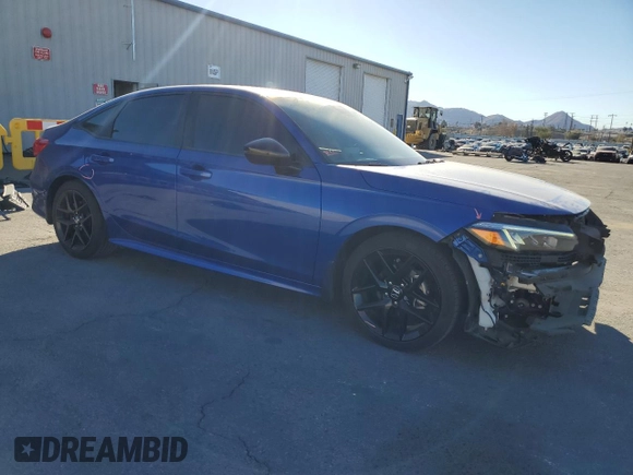 2022 Honda Civic Sedan Sport with VIN 2HGFE2F53NH581024, listed as a Copart auction lot 88352865 with 42,773 mi miles and Salvage Title. Bid and sale history available at carsss.com. Image 4.