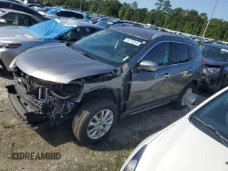 2017 Nissan Rogue SV with VIN KNMAT2MV1HP569097, listed as a Copart auction lot 59776345 with 121,946 mi miles and Salvage title. Bid and sale history available at DreamBid. Image 1.