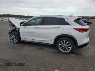 2022 Infiniti QX50 Pure with VIN 3PCAJ5AB6NF113250, listed as a Copart auction lot 78262374 with 31,554 mi miles and Salvage title. Bid and sale history available at DreamBid. Image 2.