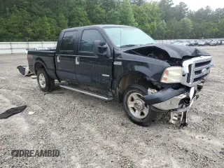 2006 Ford F-250 XL with VIN 1FTSW21P16EC90761, listed as a Copart auction lot 58697695 with 217,411 mi miles and Salvage title. Bid and sale history available at DreamBid. Image 4.
