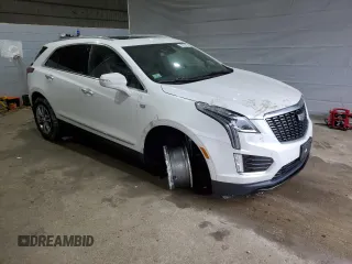2022 Cadillac XT5 AWD Premium Luxury with VIN 1GYKNDRS1NZ108680, listed as a Copart auction lot 55729425 with 44,406 mi miles and Salvage title. Bid and sale history available at DreamBid. Image 4.
