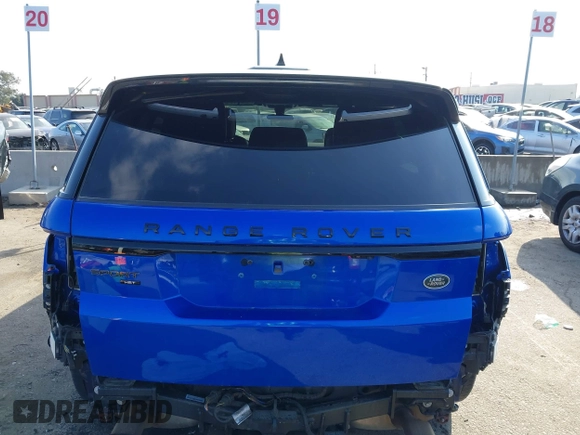 2021 Land Rover Range Rover Sport HST with VIN SALWS2RU2MA772532, listed as a IAAI auction lot 41394722 with 32,816 mi miles. Bid and sale history available at carsss.com. Image 16.