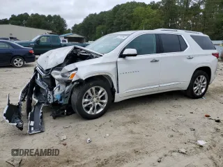 2020 Chevrolet Traverse High Country with VIN 1GNEVNKW9LJ317772, listed as a Copart auction lot 72787954 with 27,042 mi miles and Salvage Title. Bid and sale history available at carsss.com. Image 1.