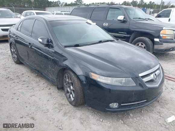 2007 Acura TL Type-S with VIN 19UUA76507A038103, listed as a IAAI auction lot 41842448 with 196,575 mi miles. Bid and sale history available at carsss.com. Image 1.