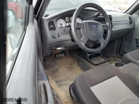 2005 Ford Ranger XLT with VIN 1FTYR44U25PA64455, listed as a Copart auction lot 77945754 with 121,463 mi miles and Salvage Title. Bid and sale history available at carsss.com. Image 8.