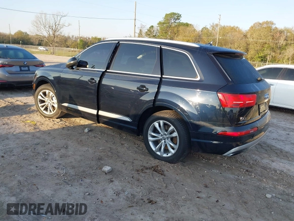 2017 Audi Q7 Premium with VIN WA1AAAF79HD026316, listed as a IAAI auction lot 41662415 with 84,436 mi miles and . Bid and sale history available at DreamBid. Image 3.