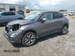 2016 FIAT 500X Trekking with VIN ZFBCFXCT0GP512520, listed as a Copart auction lot 61182975 with 57,813 mi miles and Salvage title. Bid and sale history available at DreamBid. Image 1.