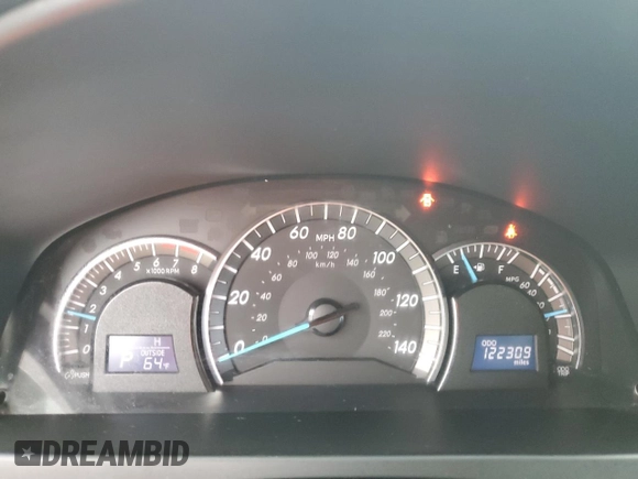 2013 Toyota Camry L with VIN 4T1BF1FK0DU262178, listed as a Copart auction lot 51649235 with 122,309 mi miles and Salvage Title. Bid and sale history available at DreamBid. Image 9.