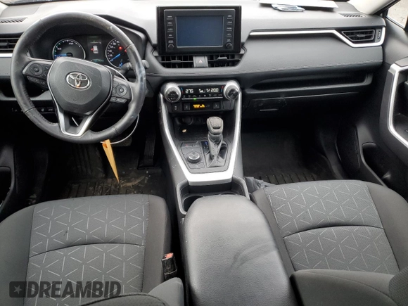 2021 Toyota RAV4 Hybrid XLE with VIN 2T3RWRFV4MW125582, listed as a Copart auction lot 83152144 with 66,762 mi miles and Salvage title. Bid and sale history available at DreamBid. Image 8.