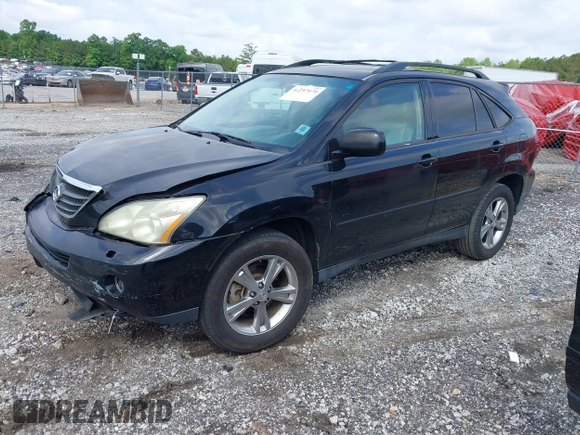 2006 Lexus RX 400h with VIN JTJGW31U560001666, listed as a IAAI auction lot 42257070 with 267,244 mi miles and . Bid and sale history available at DreamBid. Image 2.