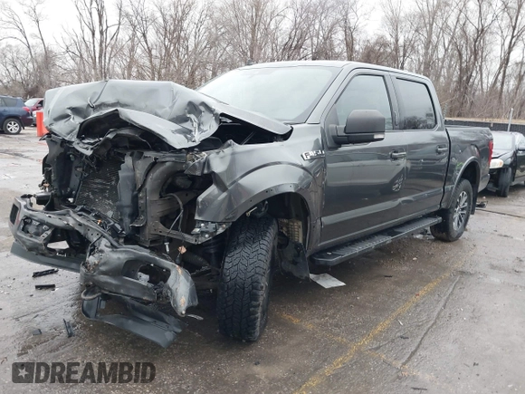 2019 Ford F-150 XL with VIN 1FTEW1E49KFB29702, listed as a IAAI auction lot 41193981 with 57,755 mi miles. Bid and sale history available at carsss.com. Image 19.