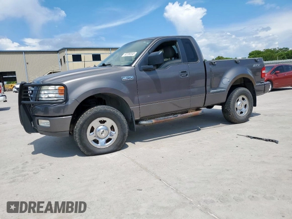 2005 Ford F-150 STX with VIN 1FTRF04W55KC00341, listed as a Copart auction lot 62238345 with 125,624 mi miles and Clean title. Bid and sale history available at DreamBid. Image 1.