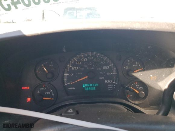 2007 Chevrolet Express Cargo Van with VIN 1GCHG35U271126733, listed as a Copart auction lot 87896345 with 332,035 mi miles and Salvage Title. Bid and sale history available at carsss.com. Image 9.