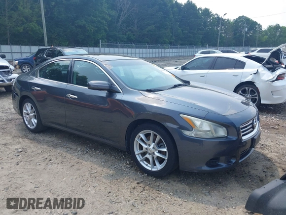 2013 Nissan Maxima SV with VIN 1N4AA5AP4DC823356, listed as a IAAI auction lot 42386580 with 126,717 mi miles and . Bid and sale history available at DreamBid. Image 1.