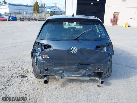 2020 Volkswagen Golf GTI S with VIN 3VW5T7AU2LM016822, listed as a IAAI auction lot 38954004 with 48,765 mi miles. Bid and sale history available at carsss.com. Image 6.