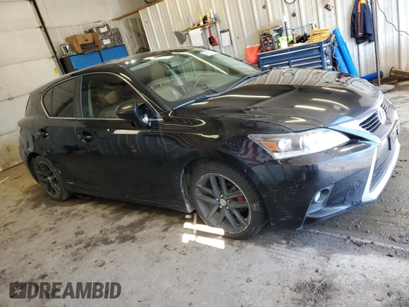 2014 Lexus CT 200h with VIN JTHKD5BH5E2190840, listed as a Copart auction lot 50918125 with 230,408 mi miles and Salvage Title. Bid and sale history available at DreamBid. Image 4.