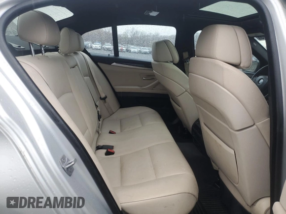 2013 BMW 5 Series 535i with VIN WBAFR7C5XDC829384, listed as a Copart auction lot 49880875 with 133,908 mi miles and Salvage Title. Bid and sale history available at DreamBid. Image 10.