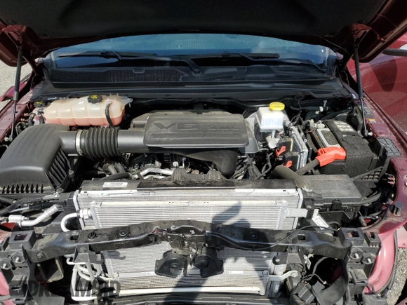 2022 Ram 1500 Big Horn z VIN 1C6RRFFGXNN296442, wystawiony jako Copart lot #64558045 z przebiegiem 33 925 mil mil oraz Szkoda całkowita • Salvage title. Historia ofert i sprzedaży dostępna na DreamBid. Obrazek 11.