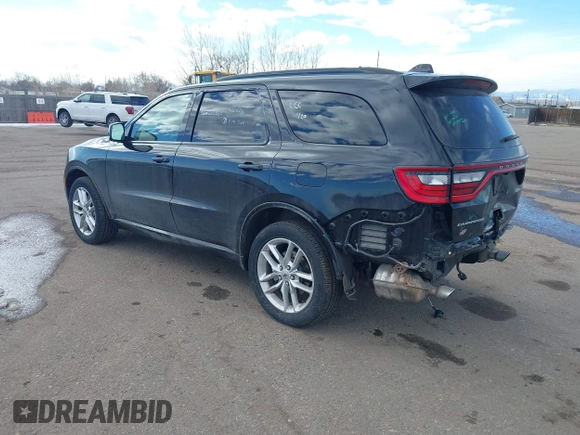2024 Dodge Durango GT Plus with VIN 1C4RDJDG0RC163865, listed as a IAAI auction lot 41425316 with 18,882 mi miles and . Bid and sale history available at DreamBid. Image 3.